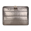Sandy Lisa 16" laptop sleeve in bronze chrome.