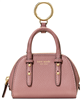 Kate Spade New York Charmed Pebbled Leather Bag Charm in Dusk Rose.