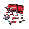 M18 18-Volt Lithium-Ion Cordless Combo Kit (6-Tool) w/ 3-Batteries, Charger & Tool Bag