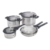 Zwilling 8-pc Stainless Steel Pots and Pans Set, now with a discount.