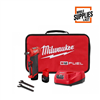 M12 FUEL 12V Lithium-Ion Brushless Cordless 1/4 in. Right Angle Die Grinder Kit w/ (2) 2.0Ah Batteries