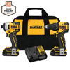 Cordless Brushless Compact Drill/Impact 2 Tool Combo Kit
