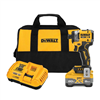 20V Max cordless 1/4 in. impact driver kit with 8 Ah battery and charger.
