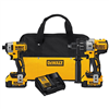 20V MAX XR Cordless Brushless Hammer Drill/Impact 2 Tool Combo Kit