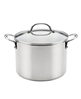 Farberware 2-piece stainless steel cookware set, silver.