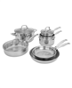 Henckels Clad H3 10-piece stainless steel cookware set - 25% off.