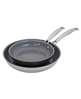 Henckels Clad H3 Ceramic Nonstick 2-Piece Stainless Steel Ceramic Nonstick Frying Pan Set
