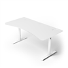 Arozzi Arena Gaming Desk - Pure White.