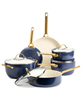 10-piece GreenPan Padova healthy ceramic nonstick cookware set - Twilight.
