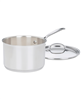 Cuisinart chef's classic 4-qt. covered stainless steel saucepan with a discount.