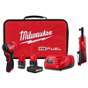 M12 Fuel 12V lithium-ion brushless right angle die grinder and M12 cordless 3/8 in. ratchet, now with a discount.
