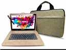 10.1" Octa Core 128GB Storage Android 15 with Unique Oracle Keyboard Case and Tablet Briefcase - Brown