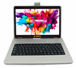 10.1" Octa Core 128GB Storage Android 15 Tablet Dual Camera Android with Keyboard - Silver