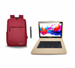 10.1" Octa Core 256GB Storage Android 15 with Designer Cloth Keyboard Case and Stylish Backpack and Pen Stylus - Sand