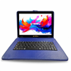Linsay - 10.1" octa-core tablet, 256GB, Android 15, blue with keyboard.