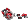 M18 FUEL 18V Lithium-Ion Brushless Cordless 7-1/4 in. Circular Saw w/ (2) FORGE 8.0 Ah Batteries & Charger