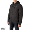 Men's Medium M12 12V Lithium-Ion Cordless AXIS Black Heated Quilted Hooded Jacket Kit