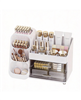 Yigii large white makeup organizer with drawers for skincare.