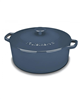 Cuisinart 7-qt. covered casserole in Provencal blue, now with a discount.