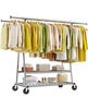 Raybee 78" W Heavy Duty Clothes Rack