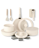 18 Piece Ceramic Nonstick Detachable Handle Cookware Set