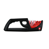 Zwilling four-stage sharpener with shear, black.