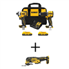 20V max lithium-ion cordless combo kit (2 tools) and atomic 20V max brushless oscillating multi-tool.
