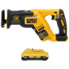 20V MAX XR Lithium-Ion Cordless Brushless Compact Reciprocating Saw with Compact 4.0Ah Battery Pack