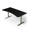 Arozzi Arena gaming desk in forest green, with discounts available.