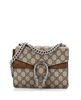 Pre-owned brown Gucci mini Dionysus bag in GG coated canvas.