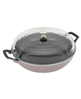 Staub 3.5-qt lilac cast iron braiser with glass lid - 20% off.