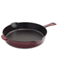 Staub 11" grenadine cast iron skillet.