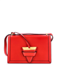 Pre-owned red Loewe medium Barcelona leather shoulder bag.