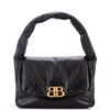 Pre-Owned Balenciaga Large Monaco Sling Bag Padded Leather - Black