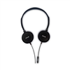 Maxell HP200 6 ft. headphone with mic - black.