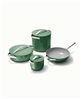 Get 15% off the Caraway sage non-stick 8-piece cookware set.