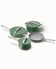 Caraway 12-piece non-stick ceramic cookware set in sage with a discount.