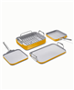 Caraway Marigold 7-Piece Non-Stick Ceramic Cookware Set.