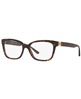 Tory Burch TY2084 women's dark tort square eyeglasses.