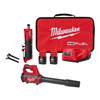M12 Fuel 12V brushless cordless 1/4" die grinder kit with two 2.0 Ah batteries & M12 spot blower, available at a discount.