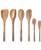 Tovola 6-pc. olive wood kitchen utensil set - neutral, now available with a discount.