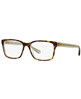 Tory Burch TY2064 women's crystal square eyeglasses.