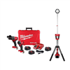M18 FUEL 18-V Lithium-Ion Brushless Cordless Hammer Drill and Impact Driver Combo Kit (2-Tool) with Stand Light