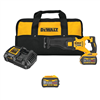 Flexvolt 60V max cordless brushless reciprocating saw with (2) 9.0Ah batteries.