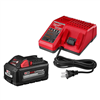 M18 18V lithium-ion starter kit with 6.0 Ah battery and charger.