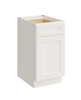 Boyel Living 18" Single Base Cabinet with Full Overlay Hdf Door and Dovetail Drawer - White shaker
