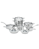 Cuisinart 13-pc. stainless cookware set.