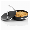 4 qt. ultra-performance black ceramic nonstick deep sauté pan.