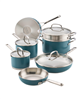 Kitchenaid 11-piece stainless steel cookware set (Agave) with a discount available.