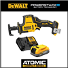 20V MAX Cordless Brushless Compact Reciprocating Saw and 20V POWERSTACK Compact Battery Starter Kit